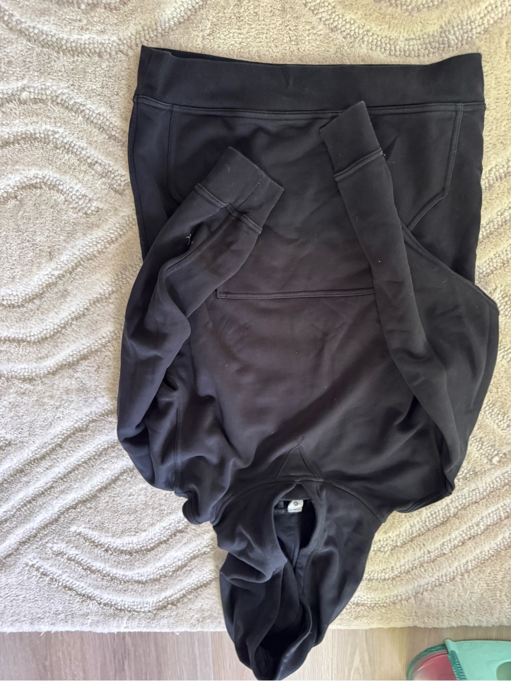 lululemon athletica Black Women's Jogger Pants with Hoodie